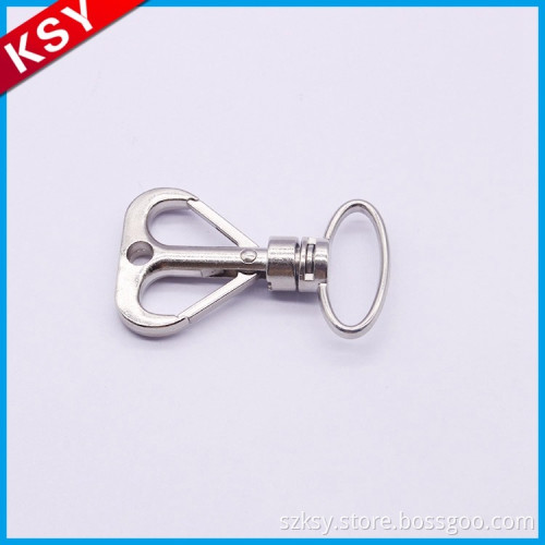 Wholesale High Quality Guangzhou Engraved Logo Swivel Eye Snap Hook With D Ring